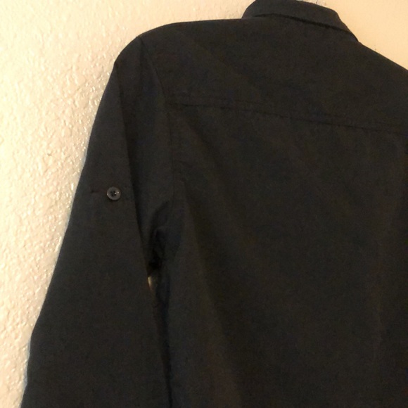 Sovereign Code big boys medium size 10-12 solid black button down shirt - Picture 8 of 11